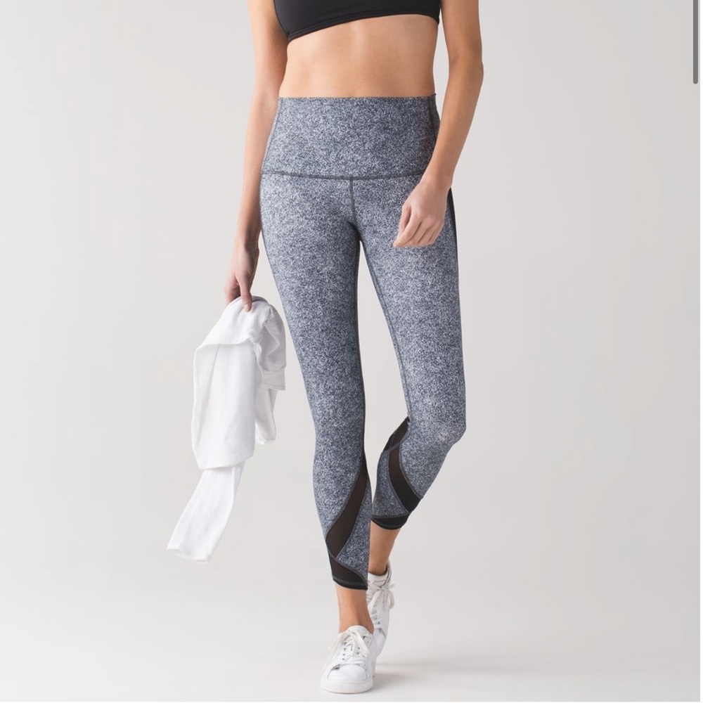 Lululemon Tranquil Tight mesh legging speckled